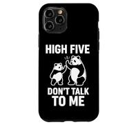 Motif Panda High Five Don't Talk to Me Coque pour iPhone 11 Pro