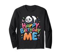 Motif Panda « It's My Birthday » pour Enfants, Adultes Manche Longue