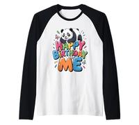 Motif Panda « It's My Birthday » pour Enfants, Adultes Manche Raglan