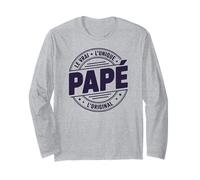 Motif Papé Vrai Unique Original Thème Fete des Peres Papé Manche Longue