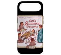 Motif Parodie rétro Humoristique Let's Summon Demons Coque pour iPhone Air