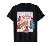 Motif Parodie rétro Humoristique Let's Summon Demons T-Shirt