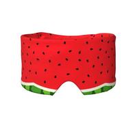 Motif pastèque, fruit, rouge, élégant,Masque pour les yeux bloquant la lumière Cache-yeux et cache-oreilles pour le sommeil