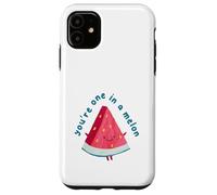 Motif pastèque Mignon « You're One in a Melon » Coque pour iPhone 11