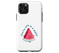 Motif pastèque Mignon « You're One in a Melon » Coque pour iPhone 11 Pro