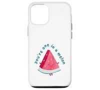 Motif pastèque Mignon « You're One in a Melon » Coque pour iPhone 12/12 Pro