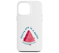 Motif pastèque Mignon « You're One in a Melon » Coque pour iPhone 13 Pro Max