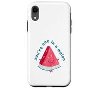 Motif pastèque Mignon « You're One in a Melon » Coque pour iPhone XR