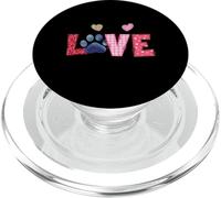 Motif Patte de Chat I Love My Cat PopSockets PopGrip pour MagSafe