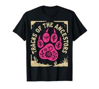 Motif Patte des Ancêtres Rose T-Shirt