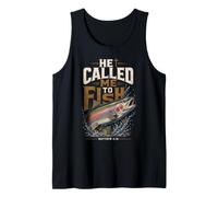 Motif pêche chrétienne « He Called Me to Fish » Débardeur