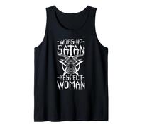Motif Pentagramme de chèvre Satan Baphomet Débardeur