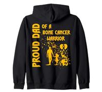 Motif Père Fier d'un Guerrier du Cancer des os Sweat à Capuche