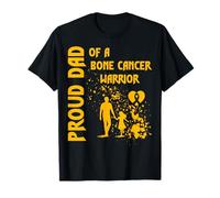 Motif Père Fier d'un Guerrier du Cancer des os T-Shirt