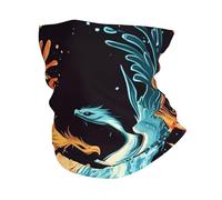 Motif Phénix De Feu Homme Femme Bandana Anti-Solaire Bandeau Séchage Rapide Snood pour Marche Randonnée Moto Pêche