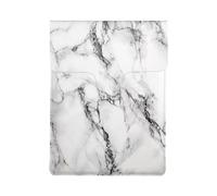 Motif Pierre de marbre Blanc,Housse en Cuir synthétique pour Ordinateur Portable, Sacoche pour Ordinateur Portable, Sacoche pour Tablette