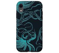 Motif Pieuvre Océan Vert Vie Marine Coque pour iPhone XR
