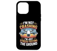 Motif Pilote de Drone FPV I'm Not Crashing Coque pour iPhone 12 Pro Max