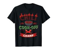 Motif Piment Amusant Cook-Off Champ pour Les Amateurs d'épices T-Shirt