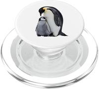 Motif Pingouin Empereur et Oiseau Mignon PopSockets PopGrip pour MagSafe