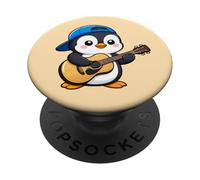 Motif Pingouin et Musicien PopSockets PopGrip Adhésif