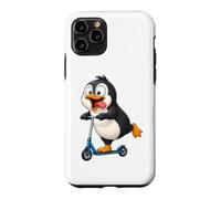 Motif Pingouin sur Scooter Coque pour iPhone 11 Pro