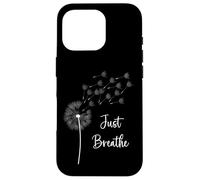 Motif Pissenlit Just Breathe Wildflower Make a Wish Coque pour iPhone 16 Pro