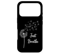 Motif Pissenlit Just Breathe Wildflower Make a Wish Coque pour iPhone 17 Pro