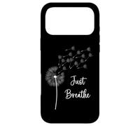 Motif Pissenlit Just Breathe Wildflower Make a Wish Coque pour iPhone 17 Pro Max