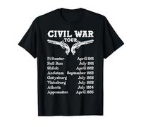 Motif Pistolet Vintage de la Guerre Civile T-Shirt
