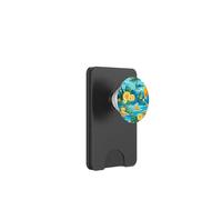 Motif Plage Tropicale, Motif d'été, jus d'orange PopSockets PopWallet pour MagSafe