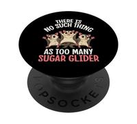 Motif planeur en sucre amusant pour propriétaire d'animal de compagnie PopSockets PopGrip Adhésif