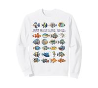 Motif Poisson coloré Anna Maria Island Floride Sweatshirt