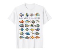Motif Poisson coloré Anna Maria Island Floride T-Shirt