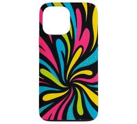 Motif Pop Art coloré Trippy Coque pour iPhone 13 Pro Max