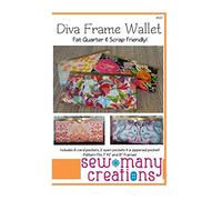 Motif portefeuille Diva Frame, Tout ce que vous voulez qu'il soit, 8" x 4.5" when closed, Personnalisable