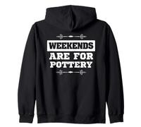 Motif Potter pour Les potiers Les Week-Ends sont pour la poterie Sweat à Capuche