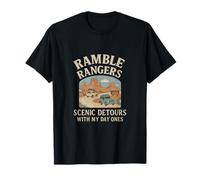 Motif Ramble Rangers Scenic Detours Road Trip T-Shirt