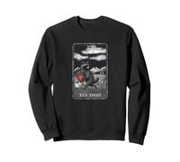 Motif Raton Laveur Noir et Blanc inspiré du Tarot « The Thief » Sweatshirt