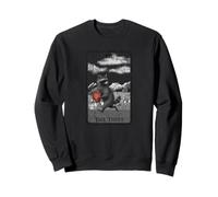 Motif Raton Laveur Noir et Blanc inspiré du Tarot « The Thief » Sweatshirt