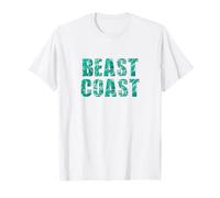Motif rayé East Coast Beast Coast T-Shirt