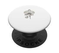 Motif réaliste orchidée au Crayon Dessin d'art Floral PopSockets PopGrip Adhésif