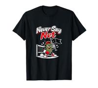 Motif Rebel rétro Never Say Net Pickleball T-Shirt