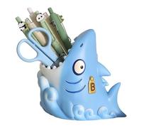 motif requin - Organisation 3D en forme de requin ouvert | Porte-brosse à dents mignon pour enfant | Pour la maison, la salle de bain, le bureau, la cuisine