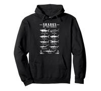 Motif Requins du Monde Sweat à Capuche