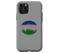 Motif rétro de Vacances Nature du lac Champlain Coque pour iPhone 11 Pro