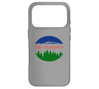 Motif rétro de Vacances Nature du lac Champlain Coque pour iPhone 17 Pro