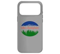 Motif rétro de Vacances Nature du lac Champlain Coque pour iPhone 17 Pro Max