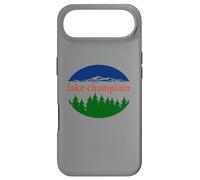 Motif rétro de Vacances Nature du lac Champlain Coque pour iPhone Air