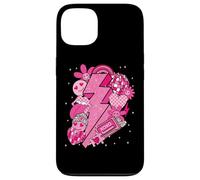 Motif rétro de Valentine Love Lightning Bolt Disco Hearts Y2K Coque pour iPhone 13